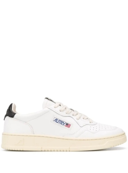 Sneakers Sneaker 'Medalist Low' with Contrast Pull-tab in White Leather Men