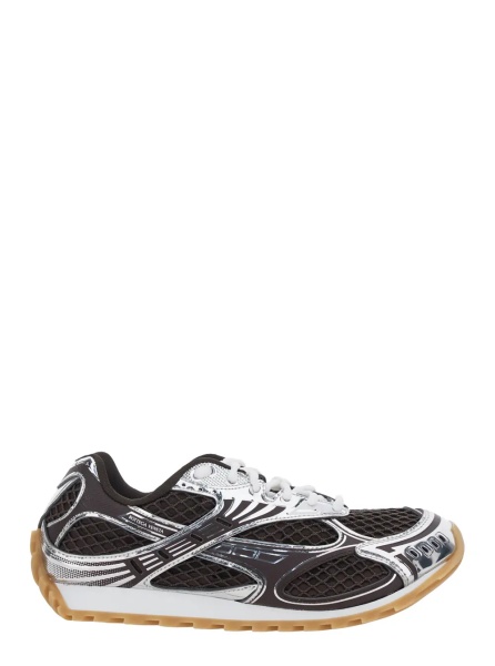 Sneakers Sneakers 'Orbit' with Logo Lettering Detail in Brown Tech Fabric for Women