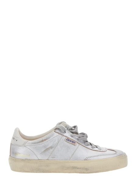 Sneakers 'Soul-Star' Metallic Sneakers with logo lettering on the back and on the tongue in Laminated Leather Women