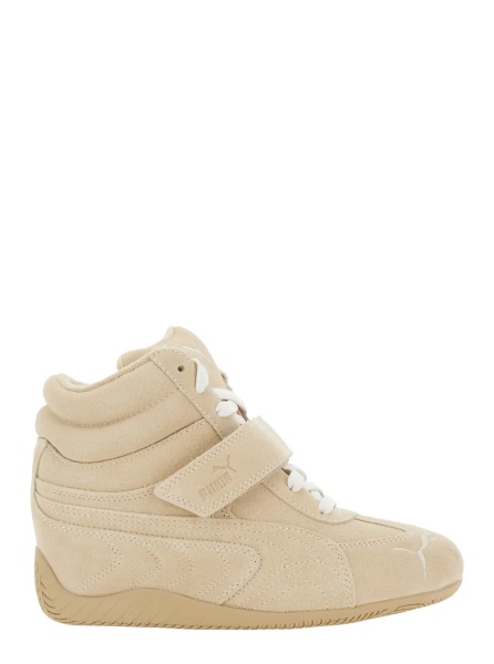 Sneakers Speedcat Wedge Wns shoes with heel in Tech Fabric beige for women