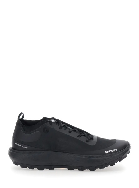 Sneakers 'The Rocker' black Sneakers with logo lettering and serrated sole in fabric Man