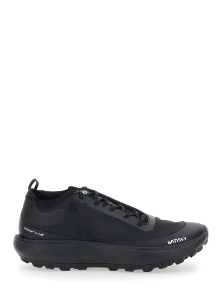 Sneakers 'The Rocker' black Sneakers with logo lettering and serrated sole in fabric Man
