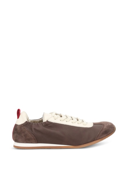 Sneakers UMA WANG maro din piele intoarsa si piele