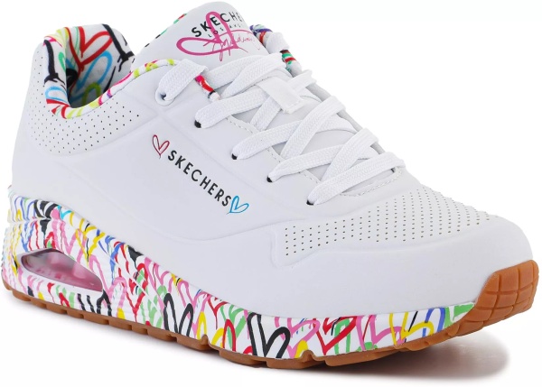 Sneakers Uno Loving Love WHITE 155506 - WHT