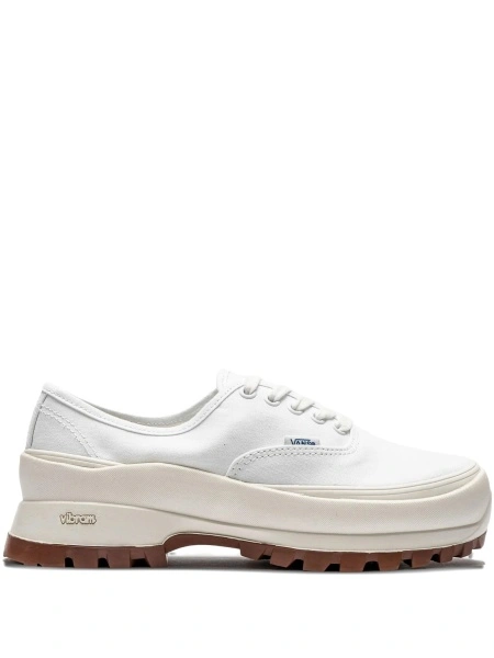 Sneakers Vans albi din material textil