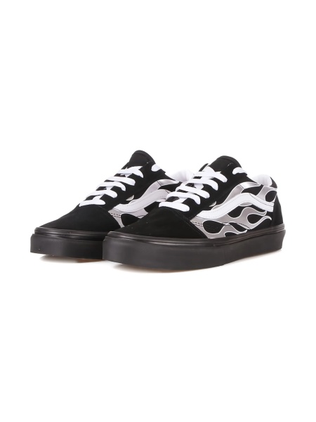 Sneakers Vans negri din material textil