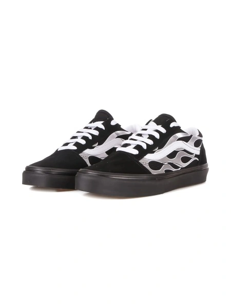 Sneakers Vans negri din material textil