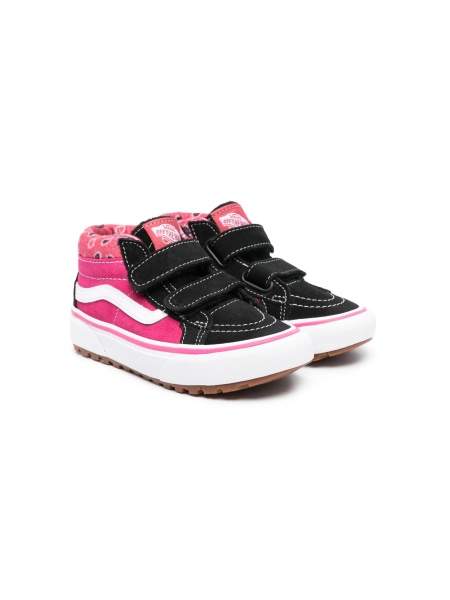 Sneakers Vans roz din material textil si piele intoarsa
