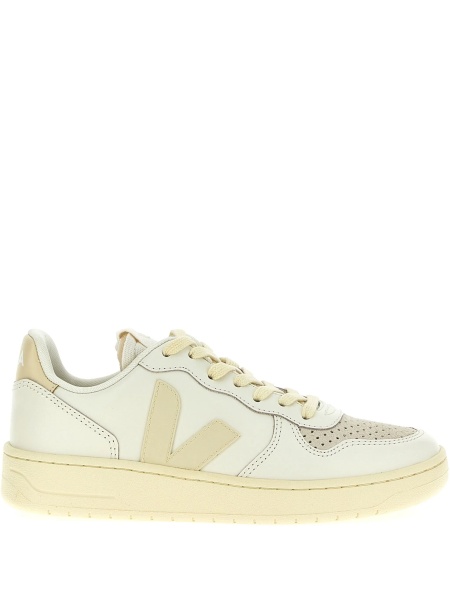 Sneakers VEJA neutri din piele intoarsa si piele