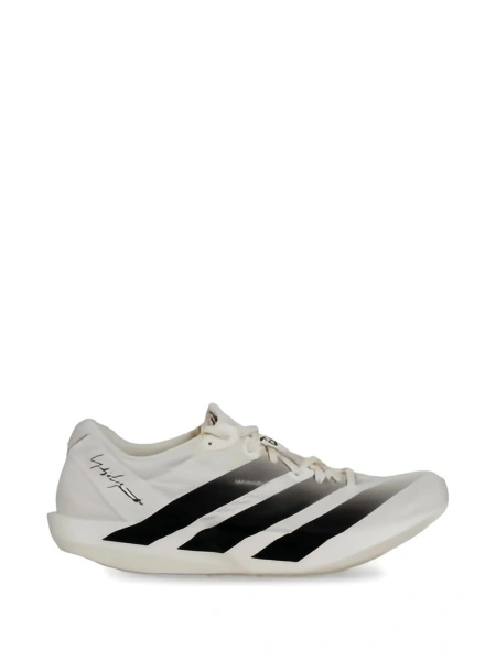 Sneakers Y-3 albi din material textil