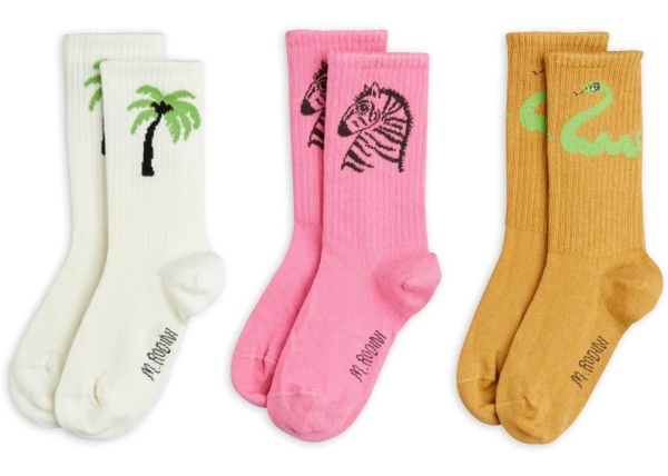 Sosete Set 3 "Zebra" Socks