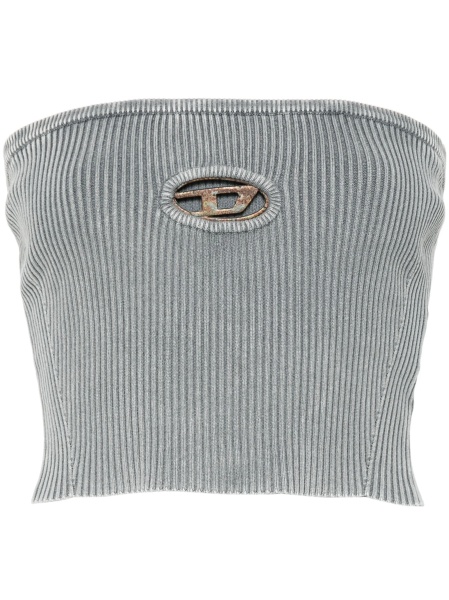 Top tricotat Diesel Oval D gri