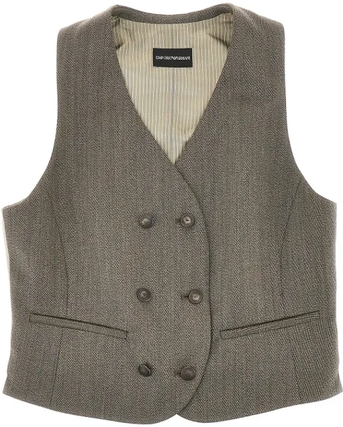 Topuri Double-breasted wool vest