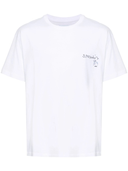 Tricou 3.PARADIS alb