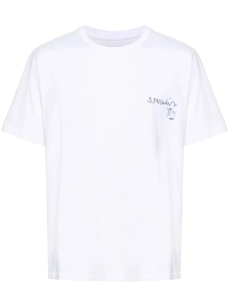 Tricou 3.PARADIS alb