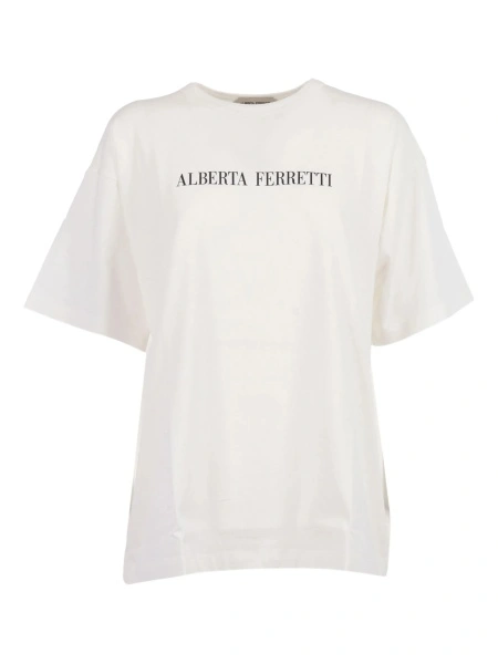 Tricou Alberta Ferretti alb