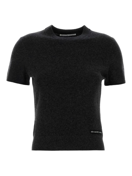 Tricou Alexander Wang gri