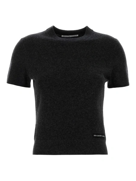 Tricou Alexander Wang gri
