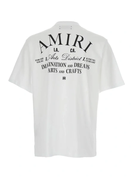 Tricou AMIRI alb din bumbac