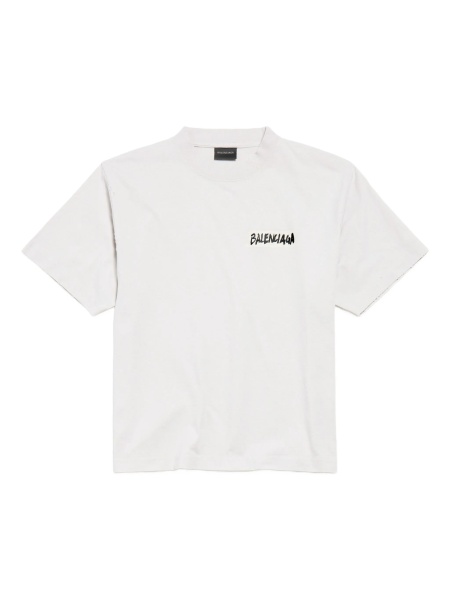 Tricou Balenciaga neutru