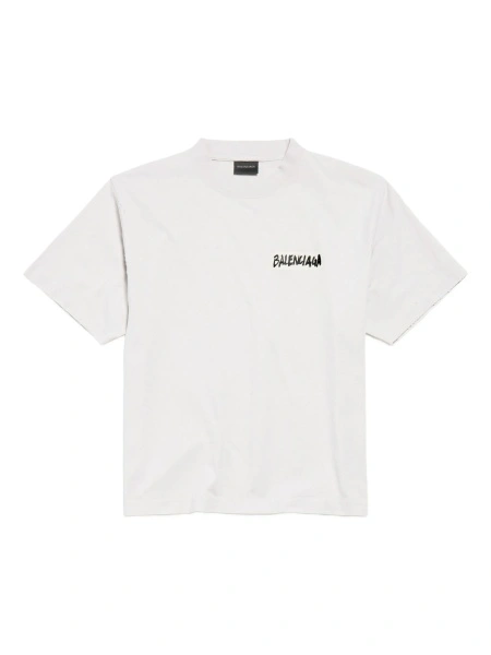 Tricou Balenciaga neutru