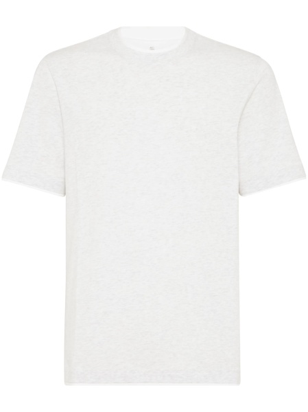 Tricou Brunello Cucinelli alb