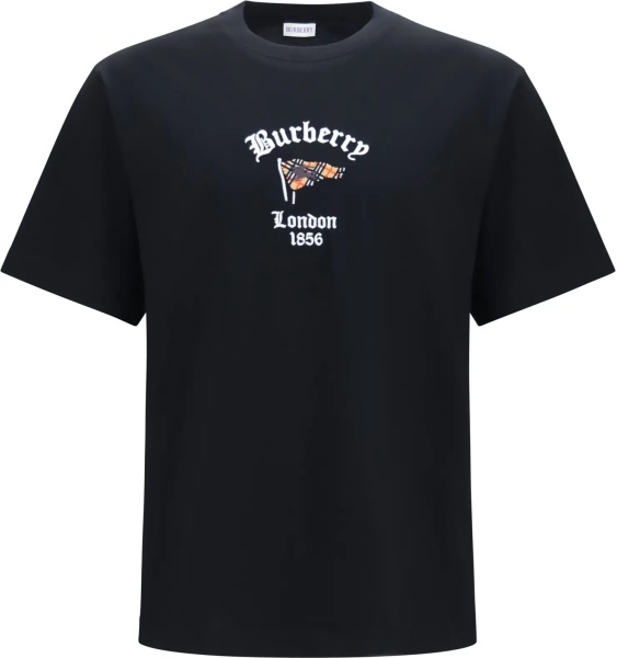 Tricou Check cotton T-shirt