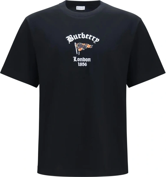 Tricou Check cotton T-shirt