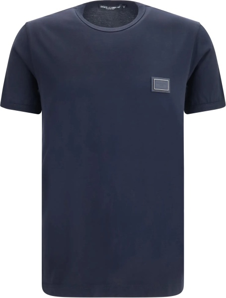 Tricou Cotton T-shirt with logo plaque