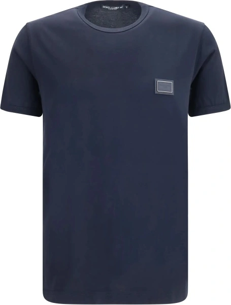 Tricou Cotton T-shirt with logo plaque