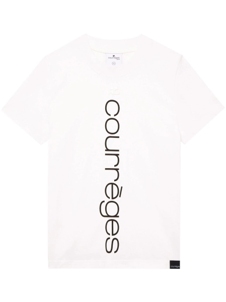 Tricou COURRÈGES alb