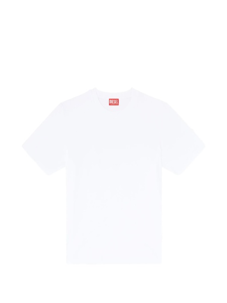 Tricou Diesel alb din elastan si bumbac organic