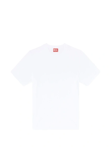 Tricou Diesel alb din elastan si bumbac organic