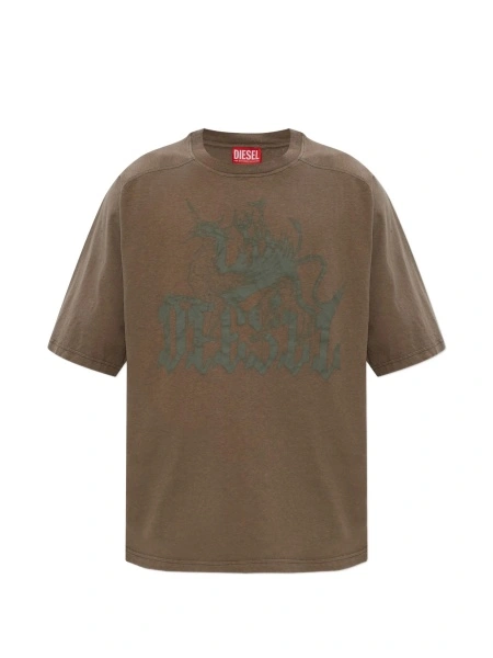 Tricou Diesel maro