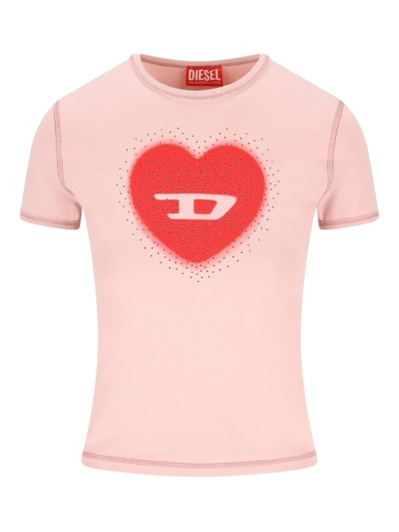 Tricou Diesel roz