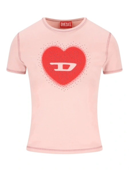 Tricou Diesel roz
