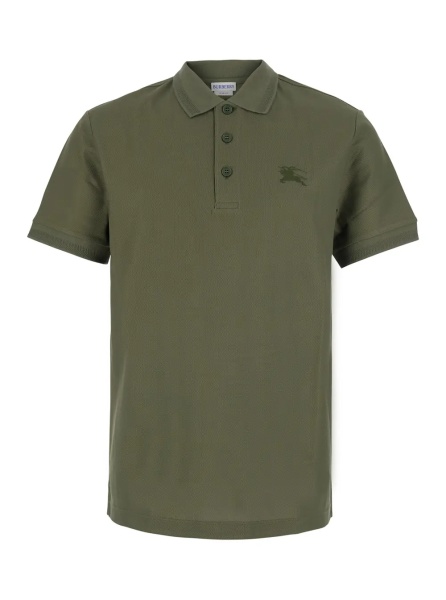 Tricou 'EDDIE EKD' Green T-Shirt with Round Neck and Logo on the Front in Cotton Men