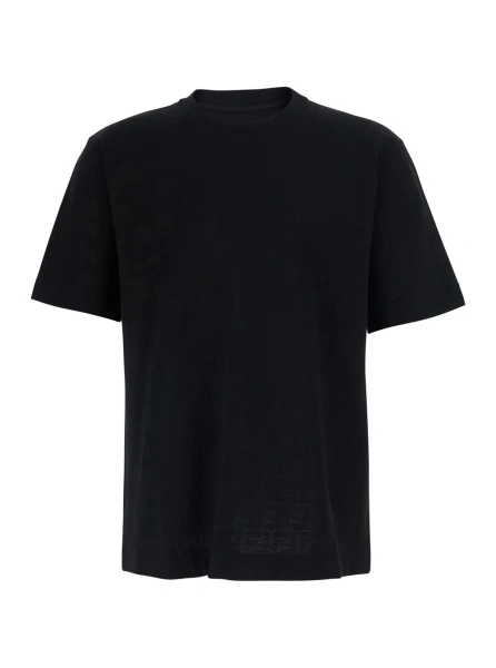 Tricou Fendi negru din bumbac