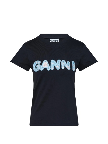 Tricou Ganni gri