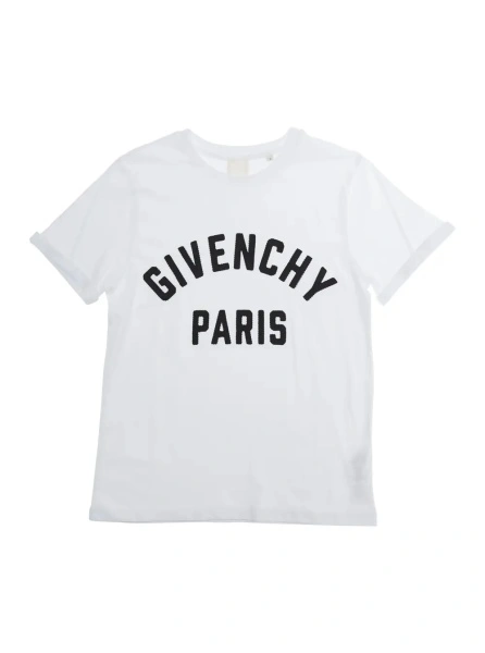 Tricou Givenchy alb din bumbac