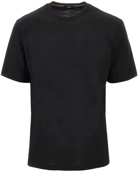 Tricou Herno negru din jerse de lana