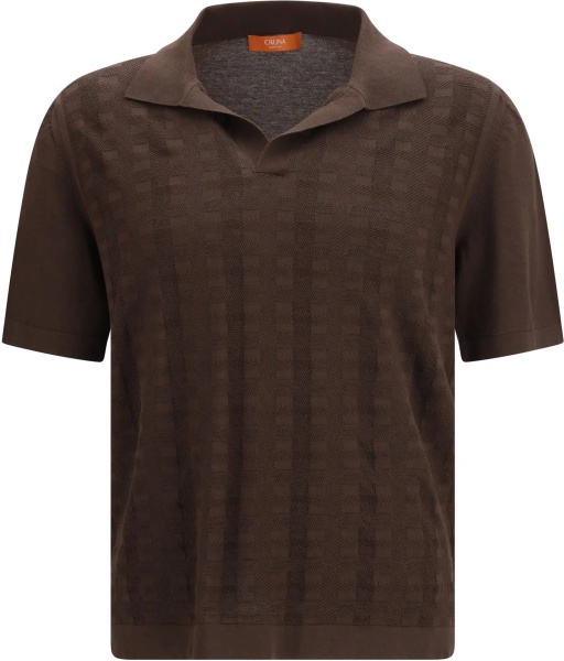 Tricou Levanti V-neck knit T-shirt