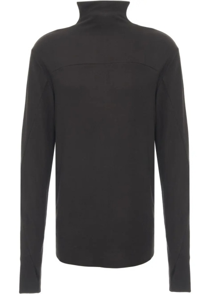 Tricou Long-sleeved shirt with stand-up collar