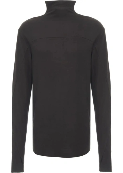 Tricou Long-sleeved shirt with stand-up collar