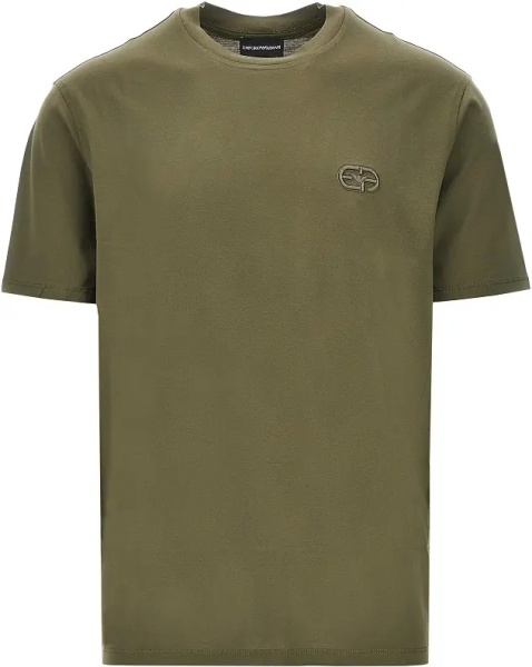 Tricou Lyocell-blend jersey T-shirt with embroidery