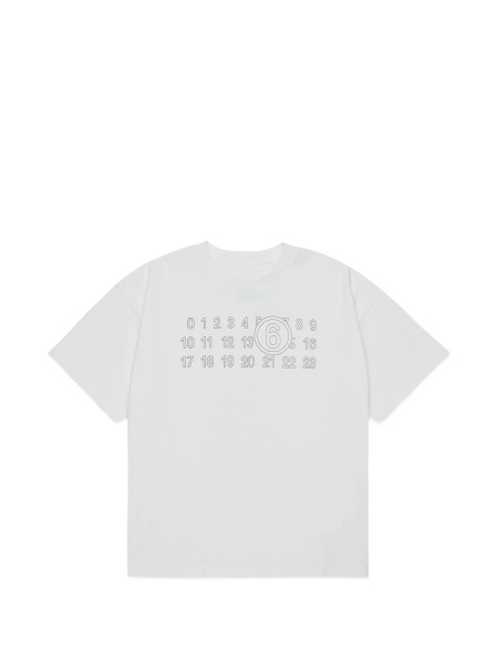 Tricou MM6 Maison Margiela alb