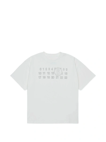 Tricou MM6 Maison Margiela alb