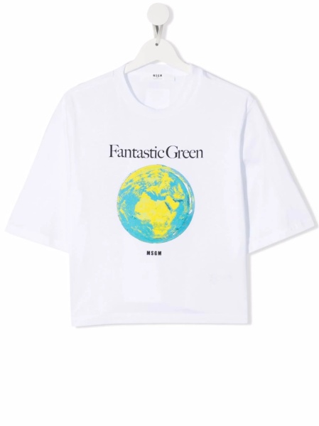 Tricou MSGM alb