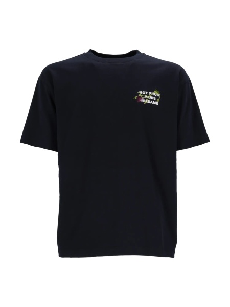 Tricou NAVY Vine Embroidered Slogan T-shirt