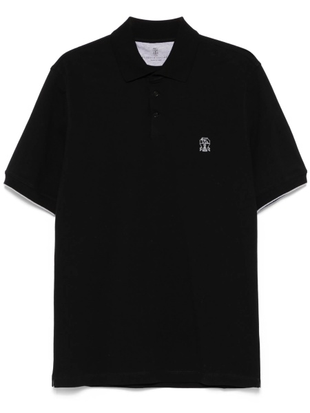 Tricou Polo Brunello Cucinelli negru